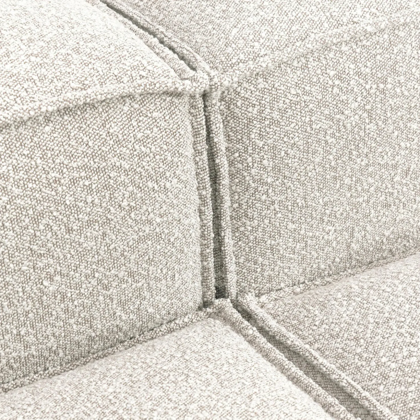 Lennon modulær hjørnesofa, bouclé off white