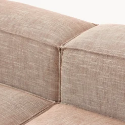 Lennon modulær hjørnesofa, linnedblanding rustfarvet