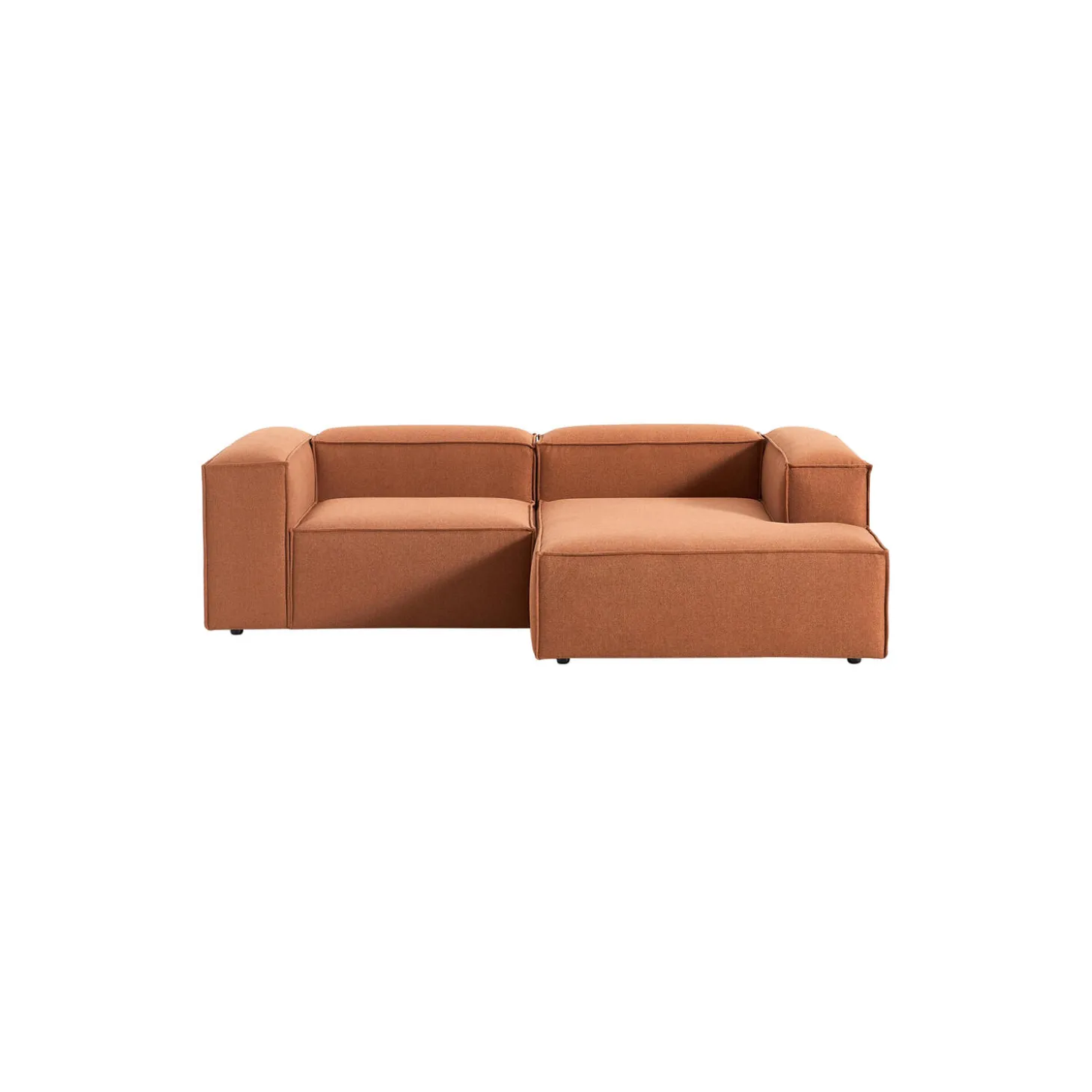 Lennon modulær hjørnesofa, vævet terracotta