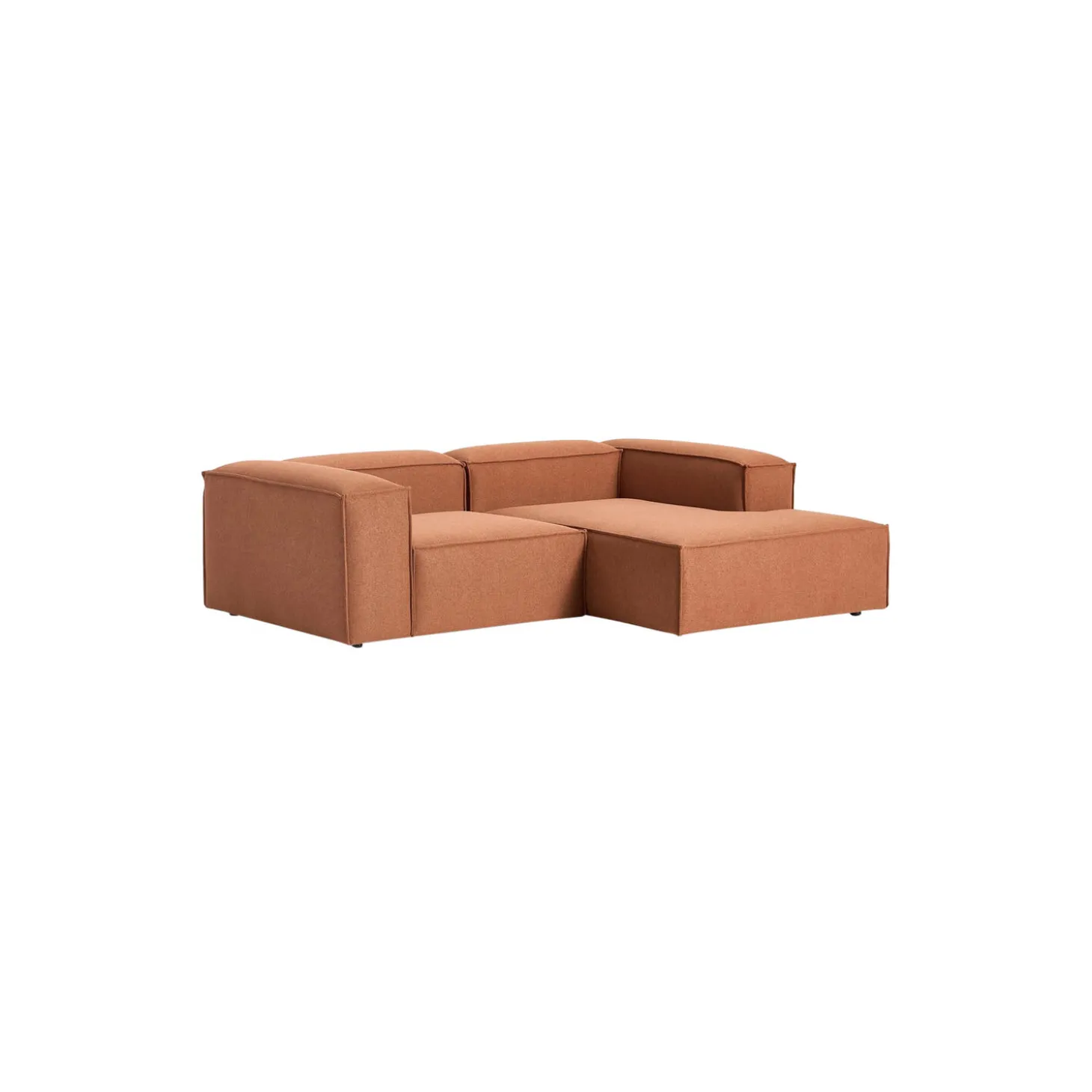 Lennon modulær hjørnesofa, vævet terracotta