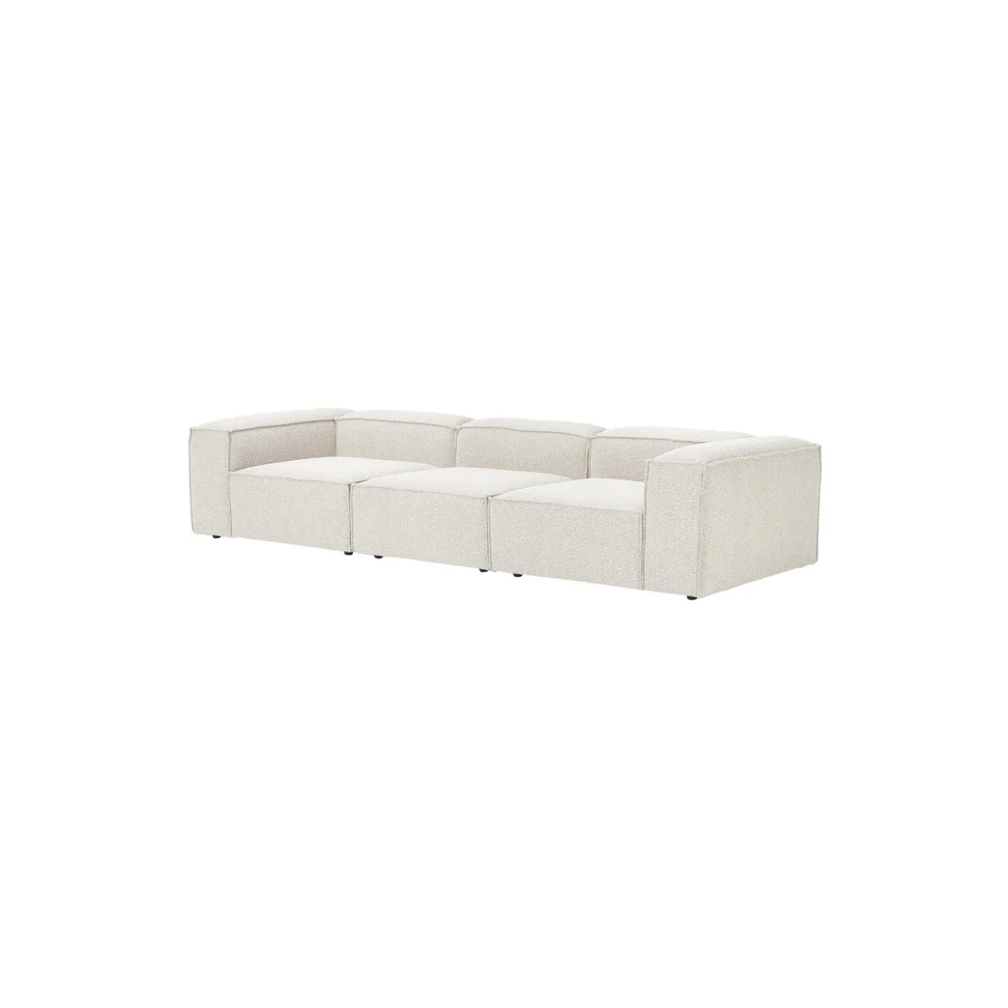 Lennon modulær 4-pers. sofa, bouclé off white