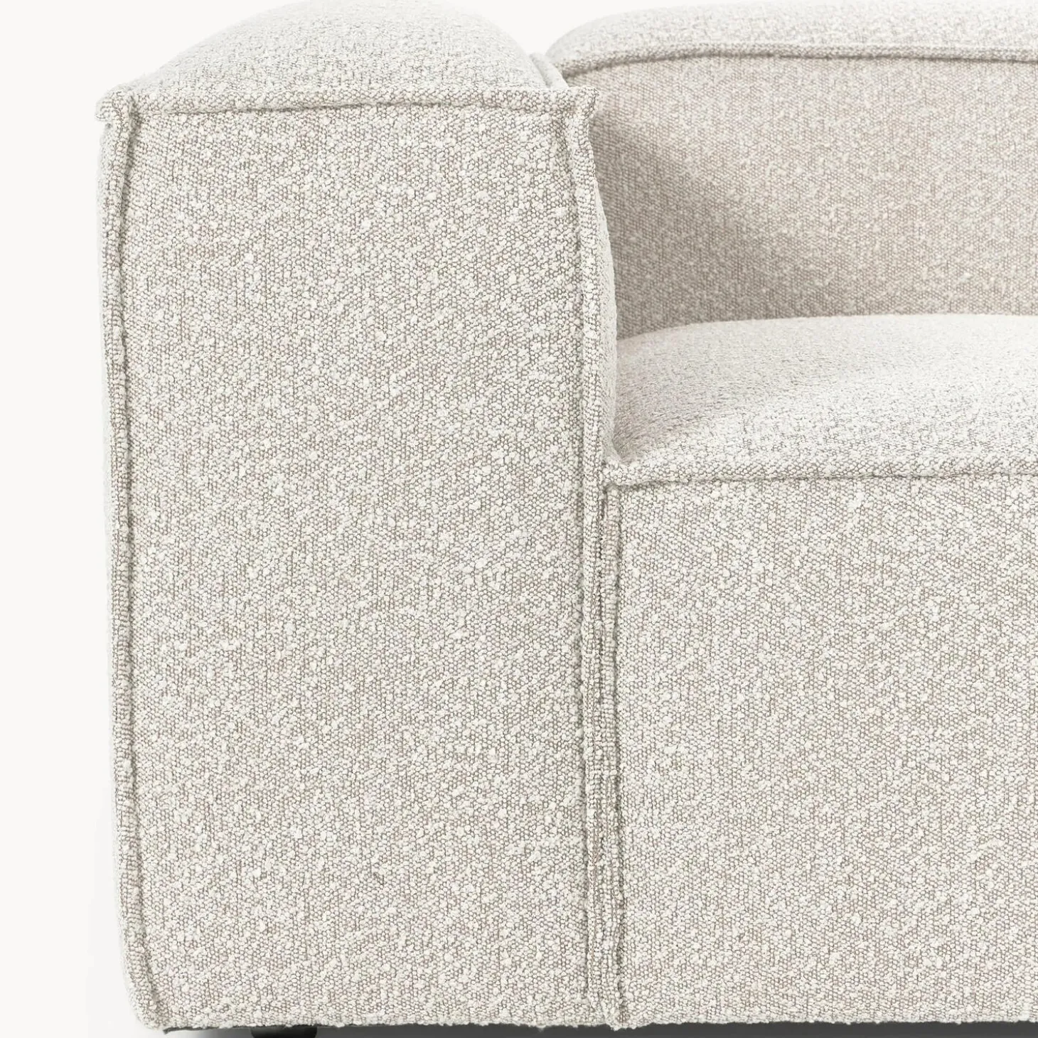 Lennon modulær 4-pers. sofa, bouclé off white