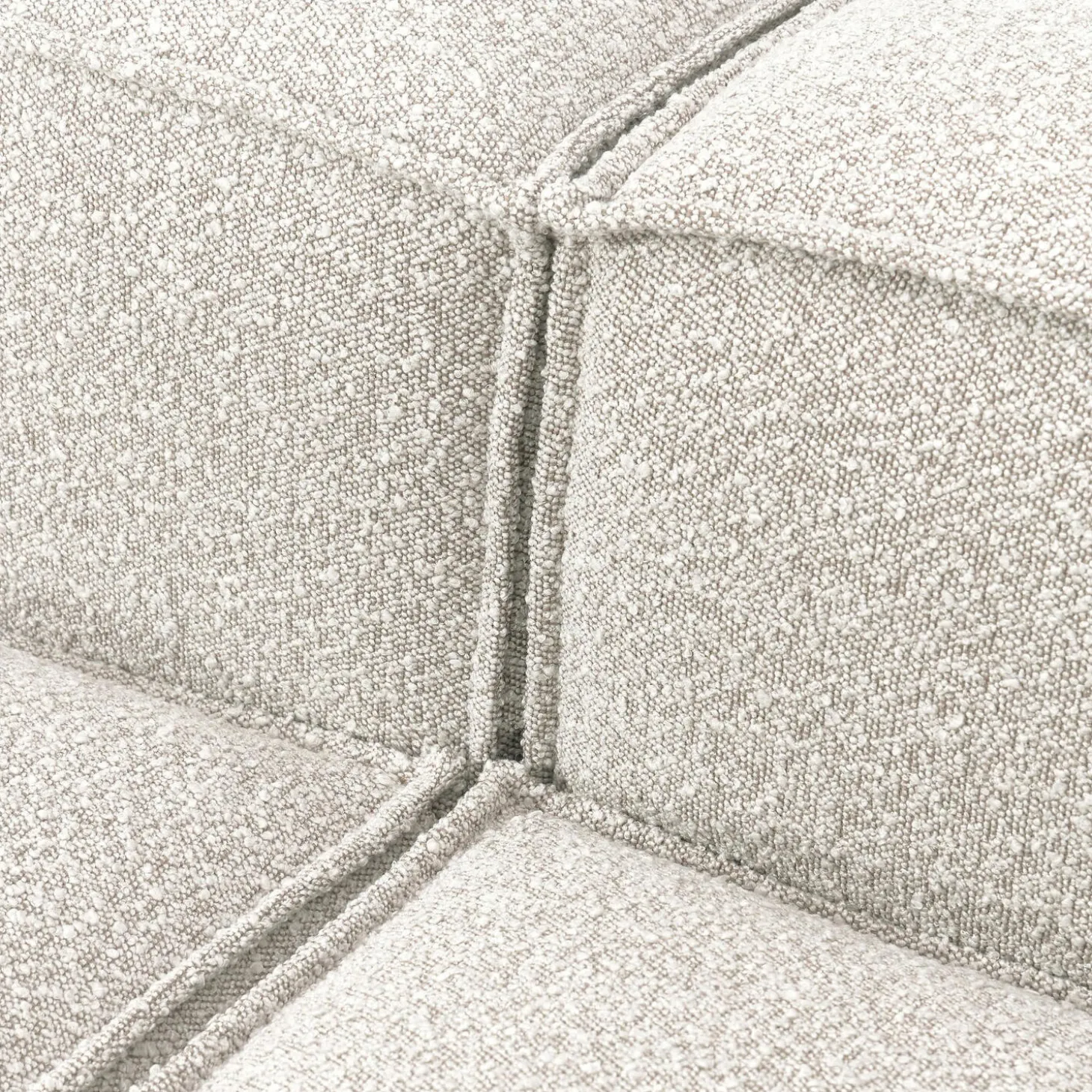 Lennon modulær 4-pers. sofa, bouclé off white