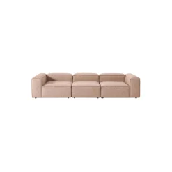 Lennon modulær 4-pers. sofa, linnedblanding rustfarvet