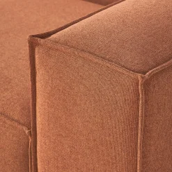 Lennon modulær 4-pers. sofa, vævet terracotta