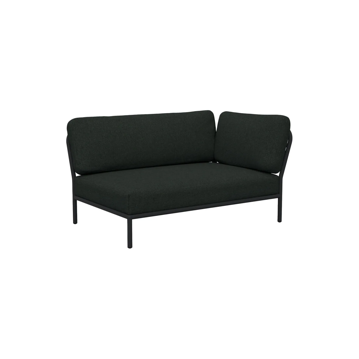 LEVEL højrevendt loungesofa, alpine green/grey