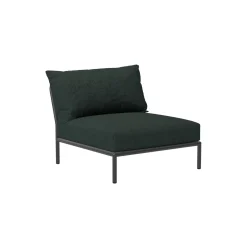 LEVEL2 Single Module loungestol, Sunbrella Heritage alpine