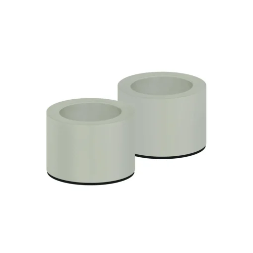 Light Candleholder 2 pcs, dusty green