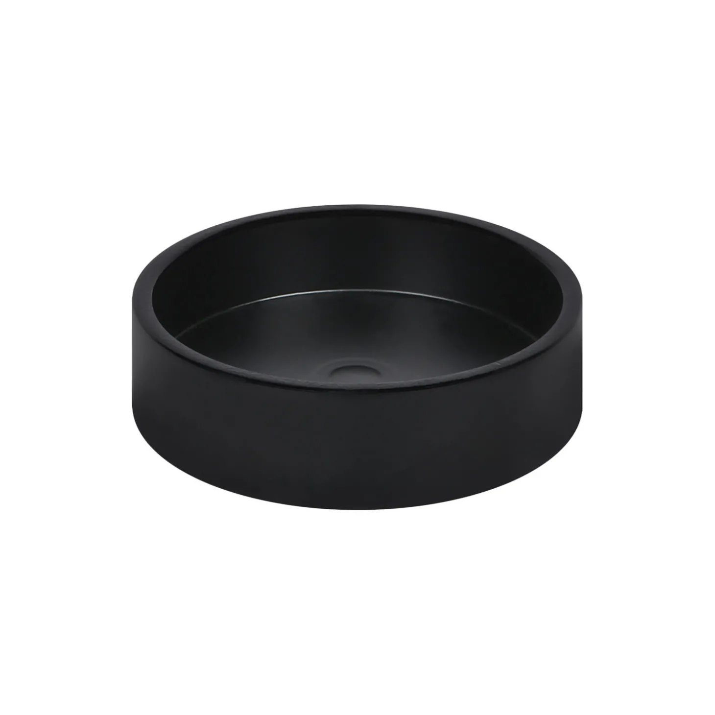 Light Candleholder pillar, matte black