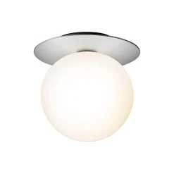 Liila 1 Large Wall Lamp, light silver/opal