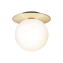 Liila 1 Large Wall Lamp, nordic gold/opal