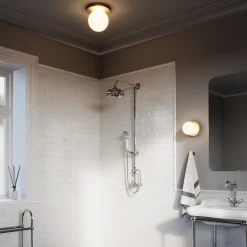 Liila 1 Large Wall Lamp, nordic gold/opal