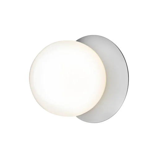 Liila 1 Medium Wall Lamp, light silver/opal