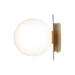 Liila 1 Medium Wall Lamp, nordic gold/opal