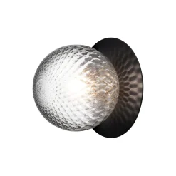 Liila 1 Outdoor Wall Lamp, black/optic clear