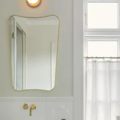 Liila 1 Small Wall Lamp, dark bronze/opal