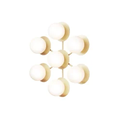 Liila 7 Star Wall Lamp, nordic gold/opal