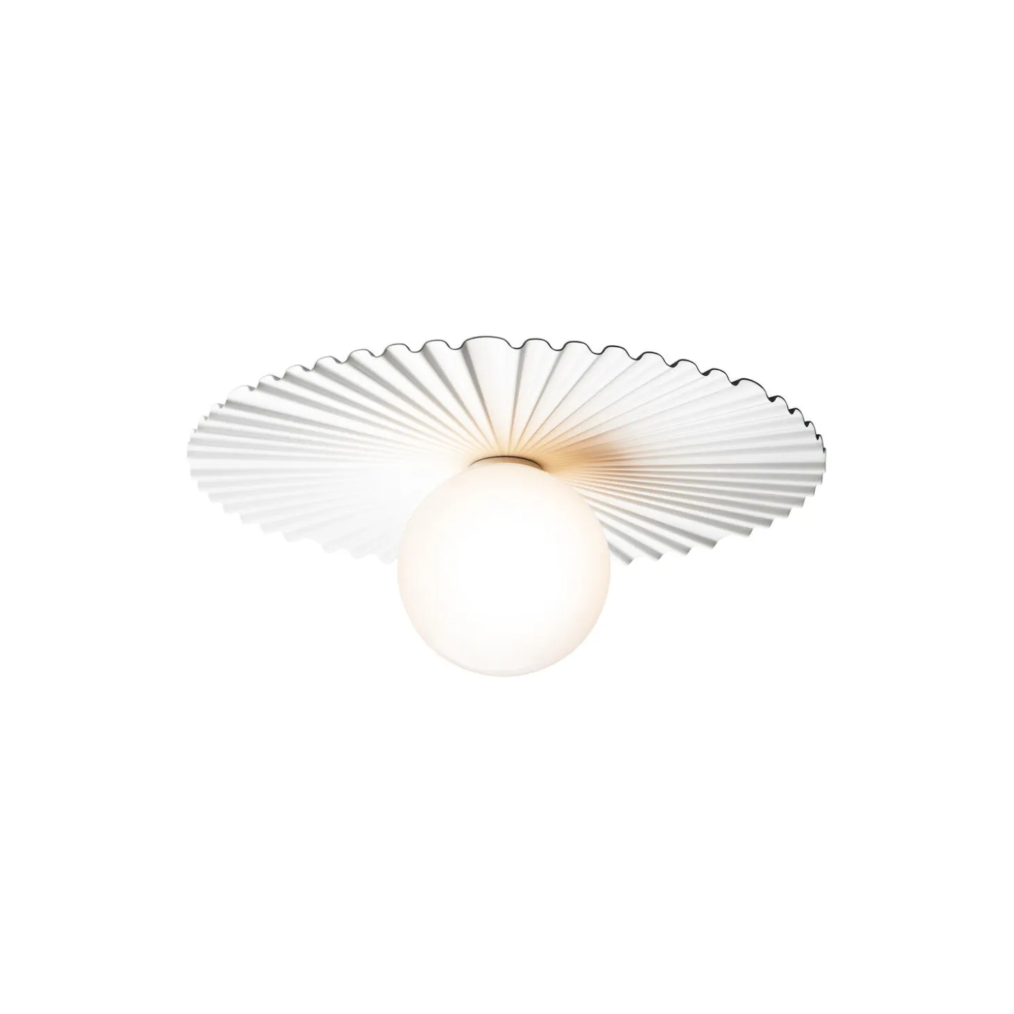 Liila Muuse Medium Ceiling Lamp, white/opal