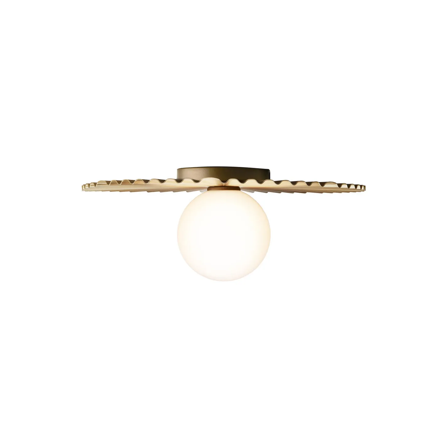 Liila Muuse Medium Ceiling Lamp, nordic gold/opal