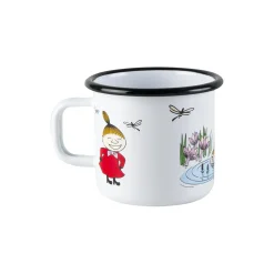 Lille My emaljekrus, hvid