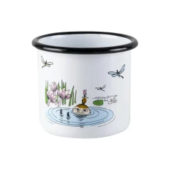 Lille My emaljekrus, hvid