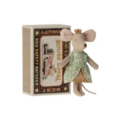 Lillesøster prinsessemus i tændstikæske