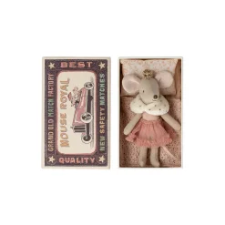 Lillesøster prinsessemus i tændstikæske