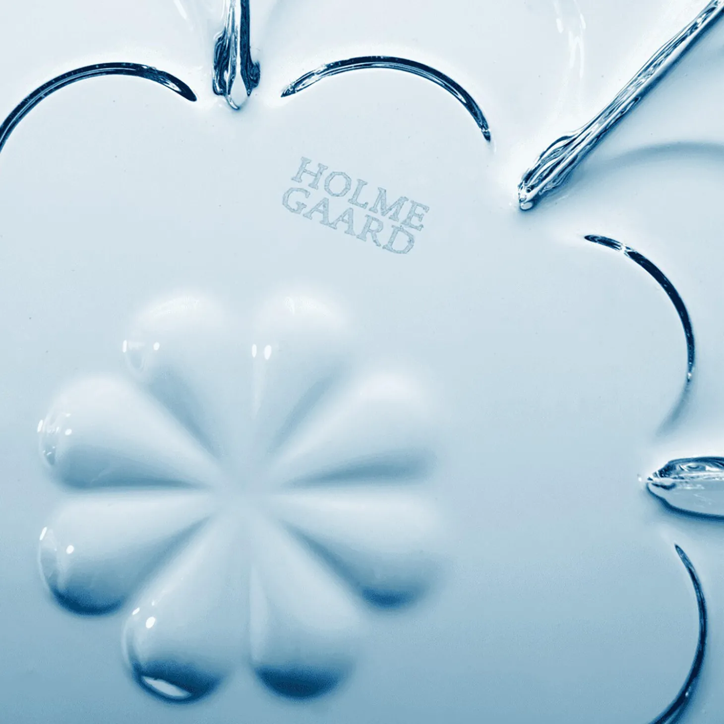 Lily fyrfadsstage, blue iris