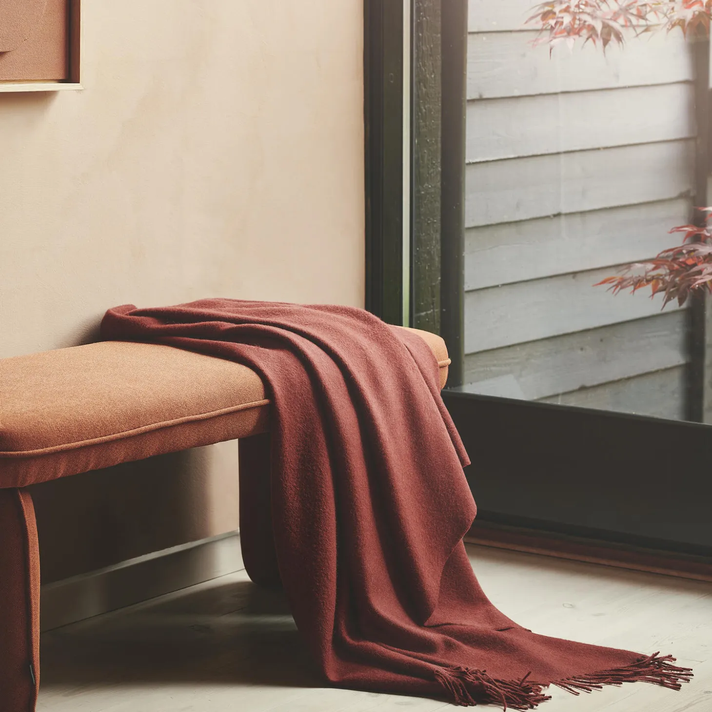 Lima plaid, 03524 beetroot