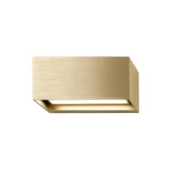 LINEA W1 væglampe, brass