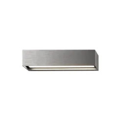LINEA W2 væglampe, titanium