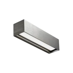 LINEA W2 væglampe, titanium