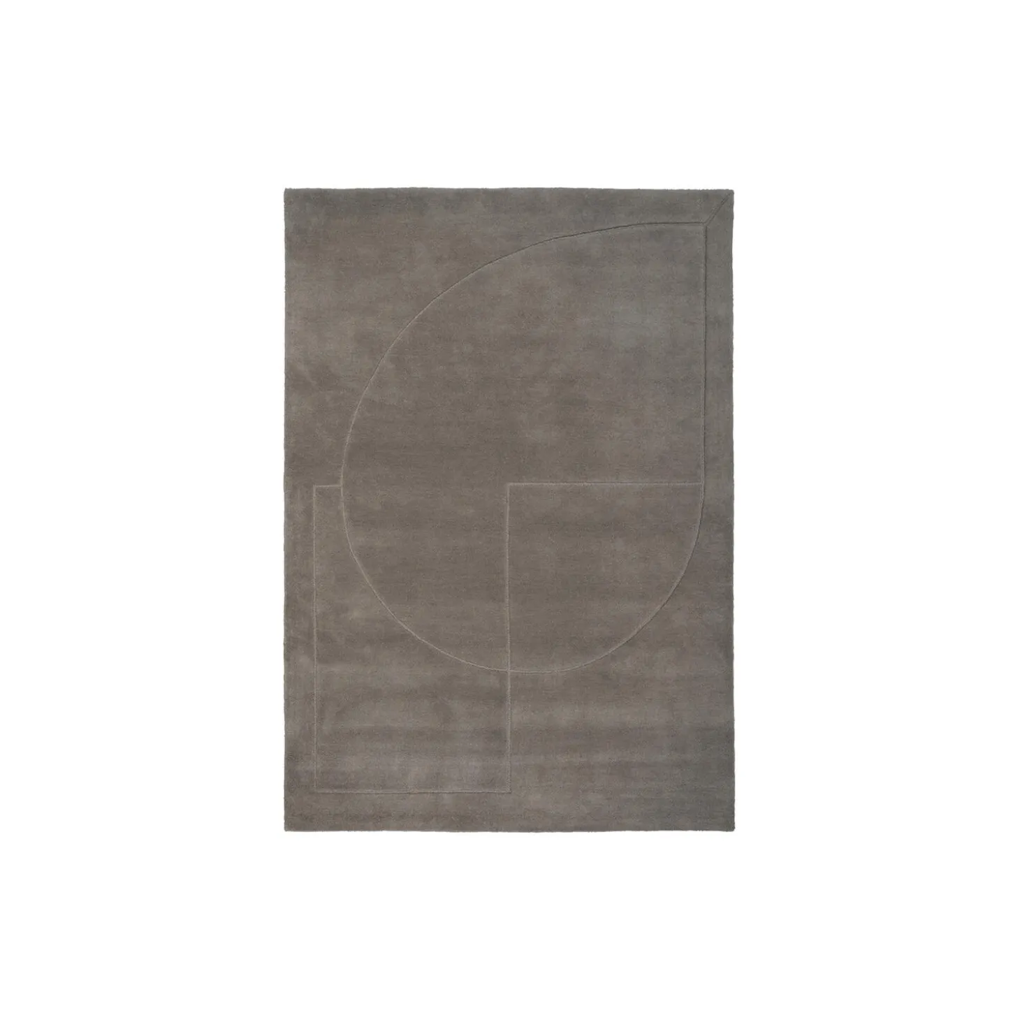 Lineal Poem gulvtæppe, grey