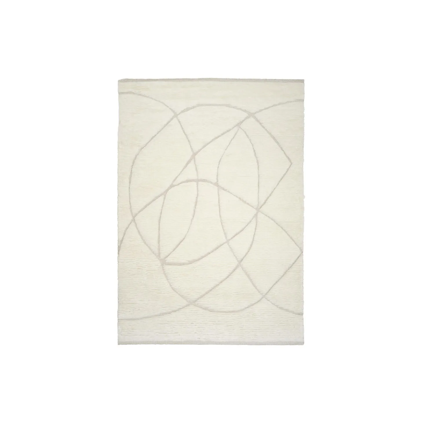 Lineal Sweep gulvtæppe, white