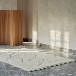 Lineal Sweep gulvtæppe, white