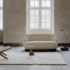 Lineal Sweep gulvtæppe, white