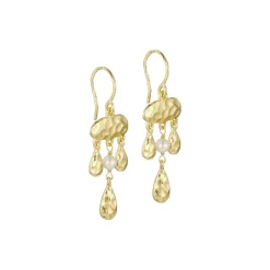 Linnea Hook Øreringe, forgyldt