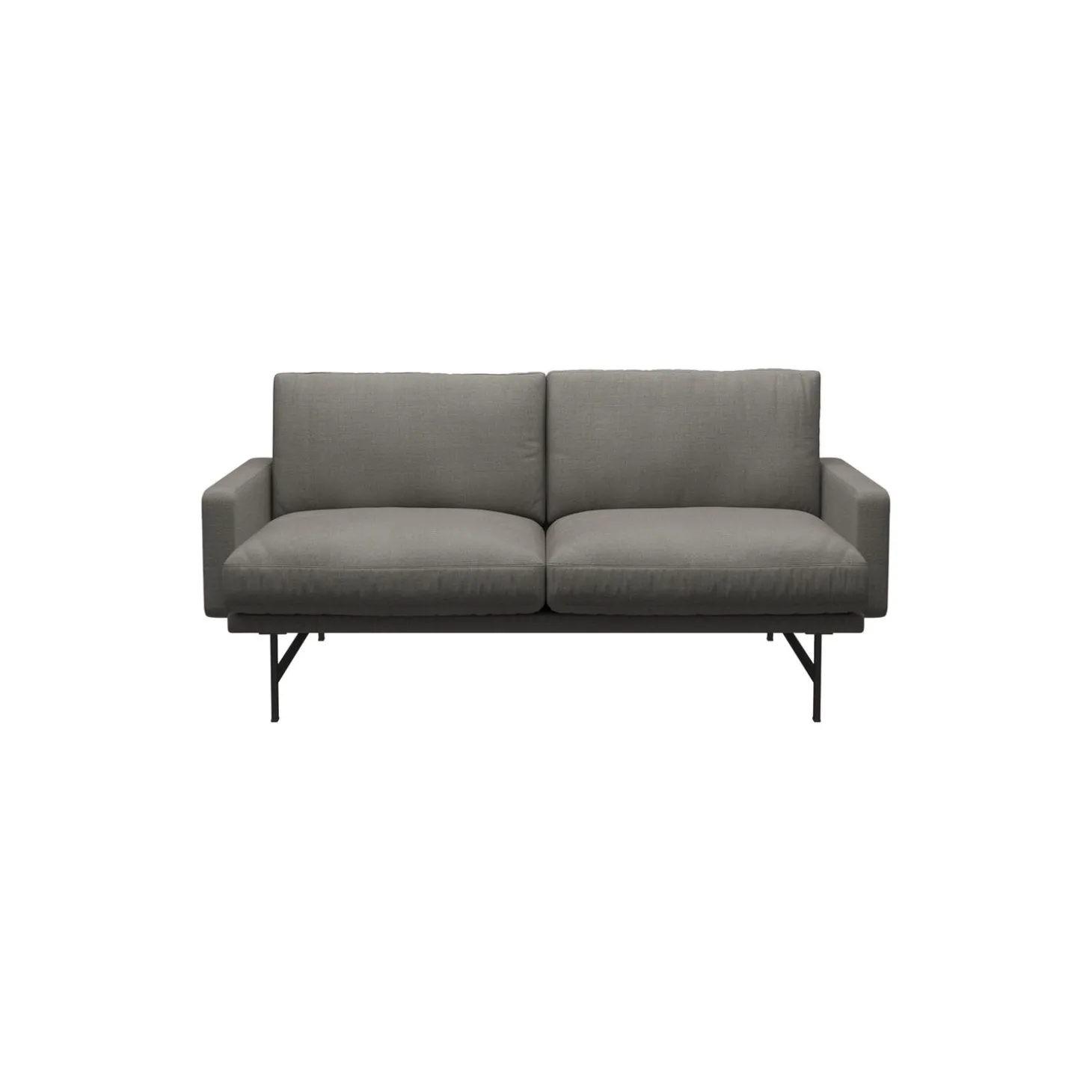 Lissoni™ PL112S 2 pers. sofa, Fiord 351/brown bronze