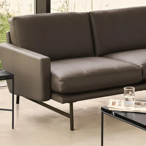 Lissoni™ PL113S sofa, dark green 1161