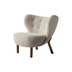 Little Petra VB1 loungestol & fodskammel ATD1, Karakorum 003/olieret valnød