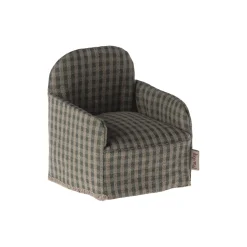 Lænestol til mus, green checker