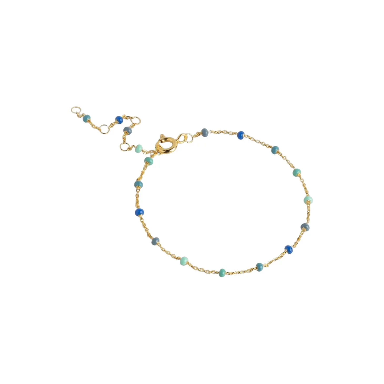 Lola armbånd, guld/atlantic