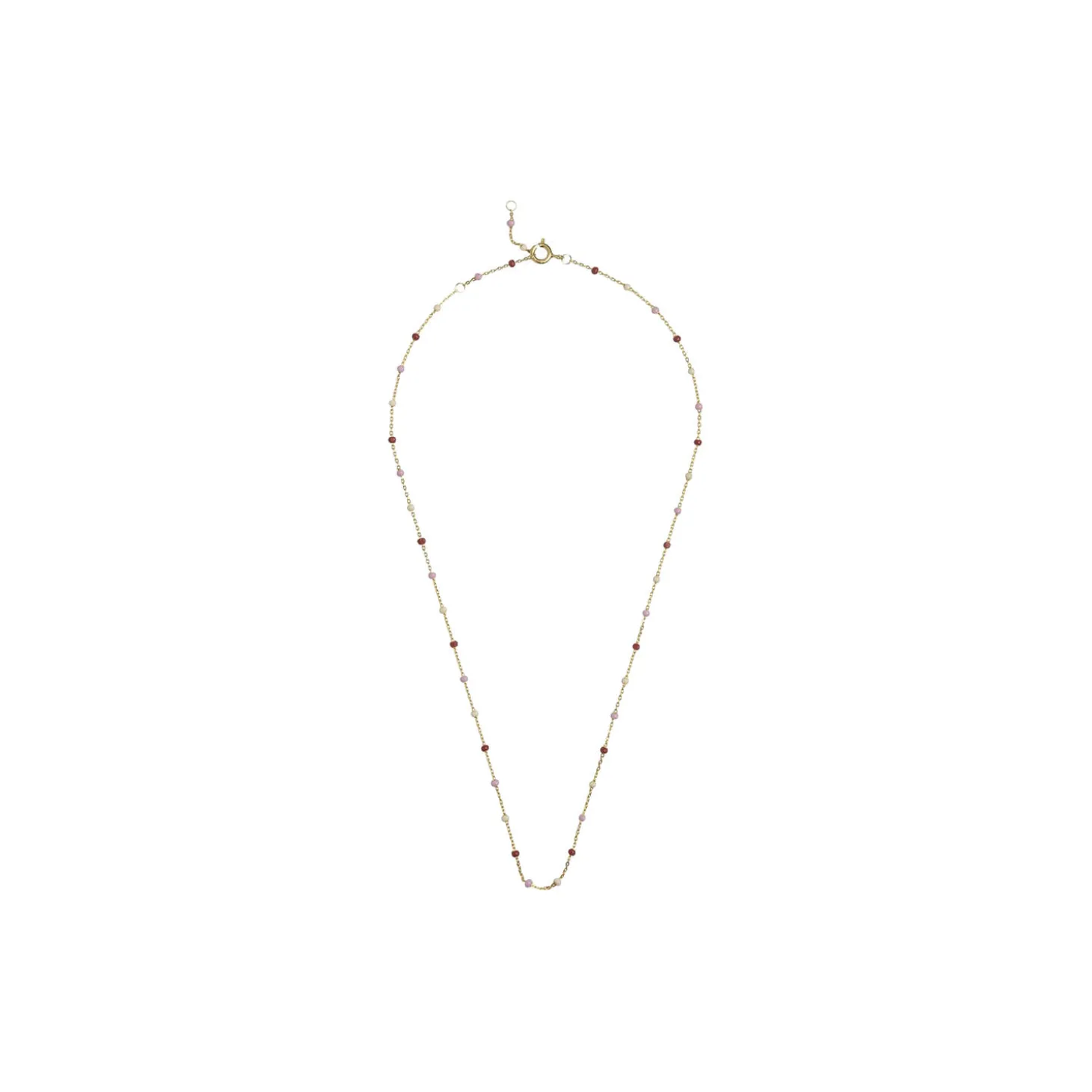 Lola halskæde, guld/rosie
