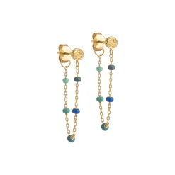 Lola øreringe, guld/atlantic