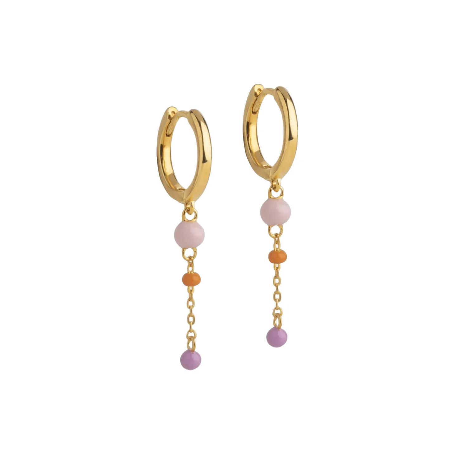 LolaBold Hoops, blush