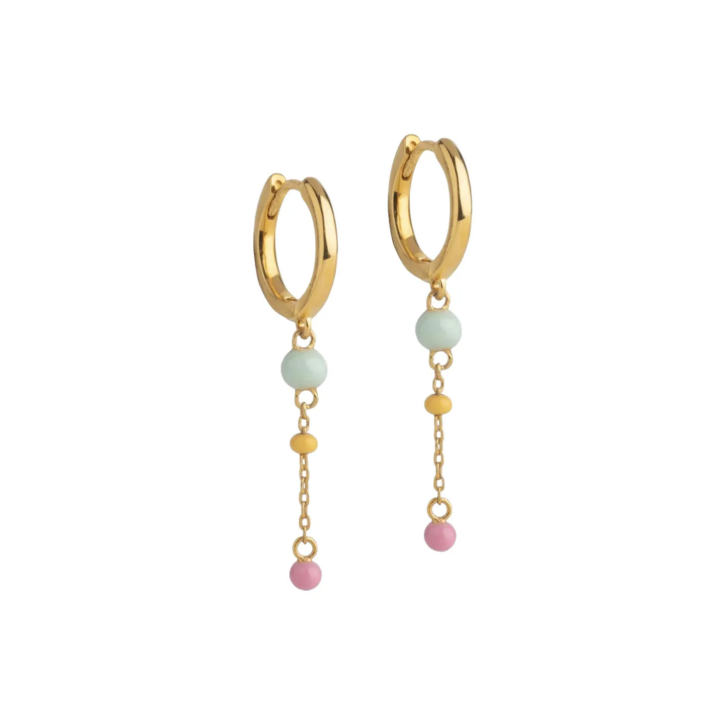 LolaBold Hoops, rainbow