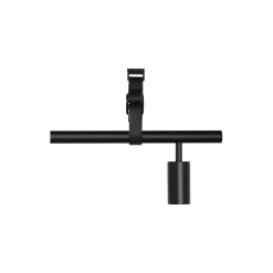 Long John 4 Spot Pendant Black Leather, black