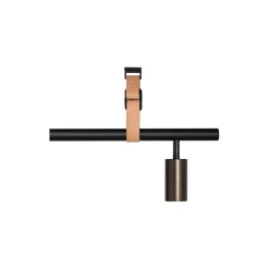 Long John 5 Spot Pendant Nature Leather, black/bronze