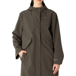 Long Softshell Raincoat, wren