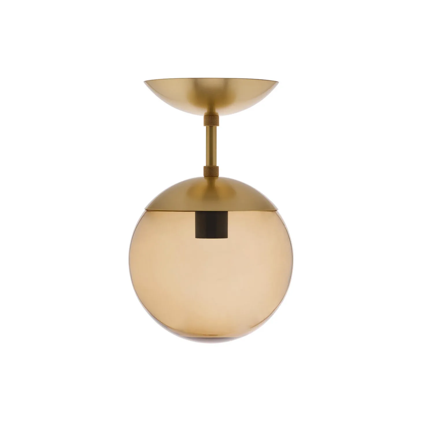 Lord 1 Ceiling/Wall Lamp, brass/brown